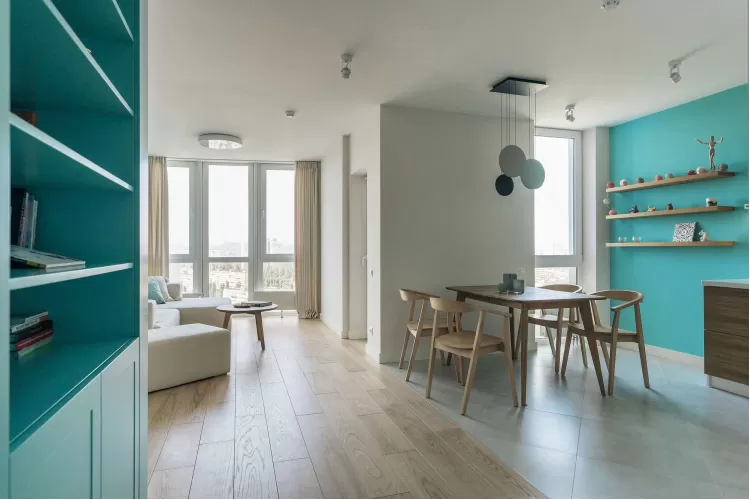 Кухня-вітальня – якісне фото дизайну-інтер'єру № 1636