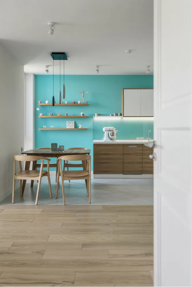 Кухня-вітальня – нове фото дизайну № 1638