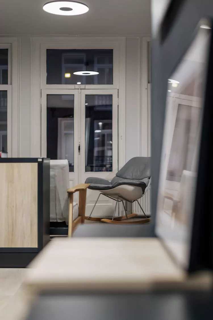 Вітальня - Дизайн-проект квартири Amsterdam De Pijp у скандинавському стилі, 42 м.кв - студія дизайну TABOORET