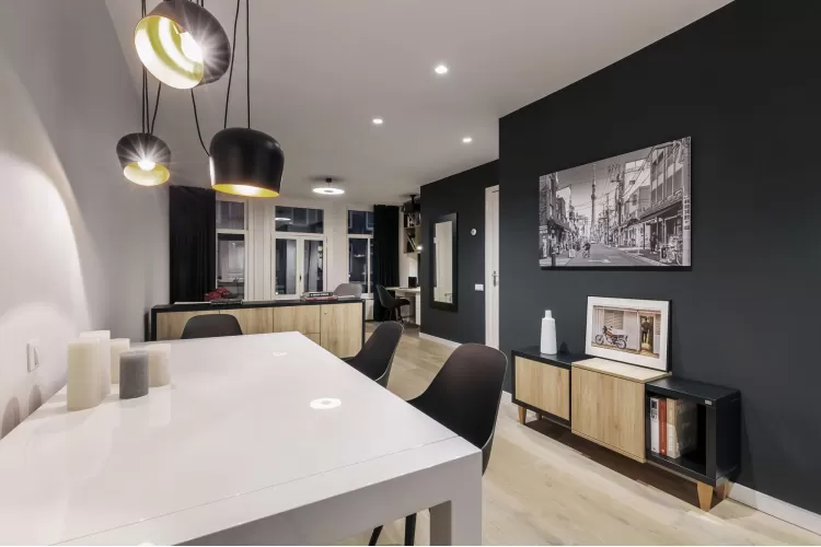 Вітальня - Дизайн-проект квартири Amsterdam De Pijp у скандинавському стилі, 42 м.кв - студія дизайну TABOORET