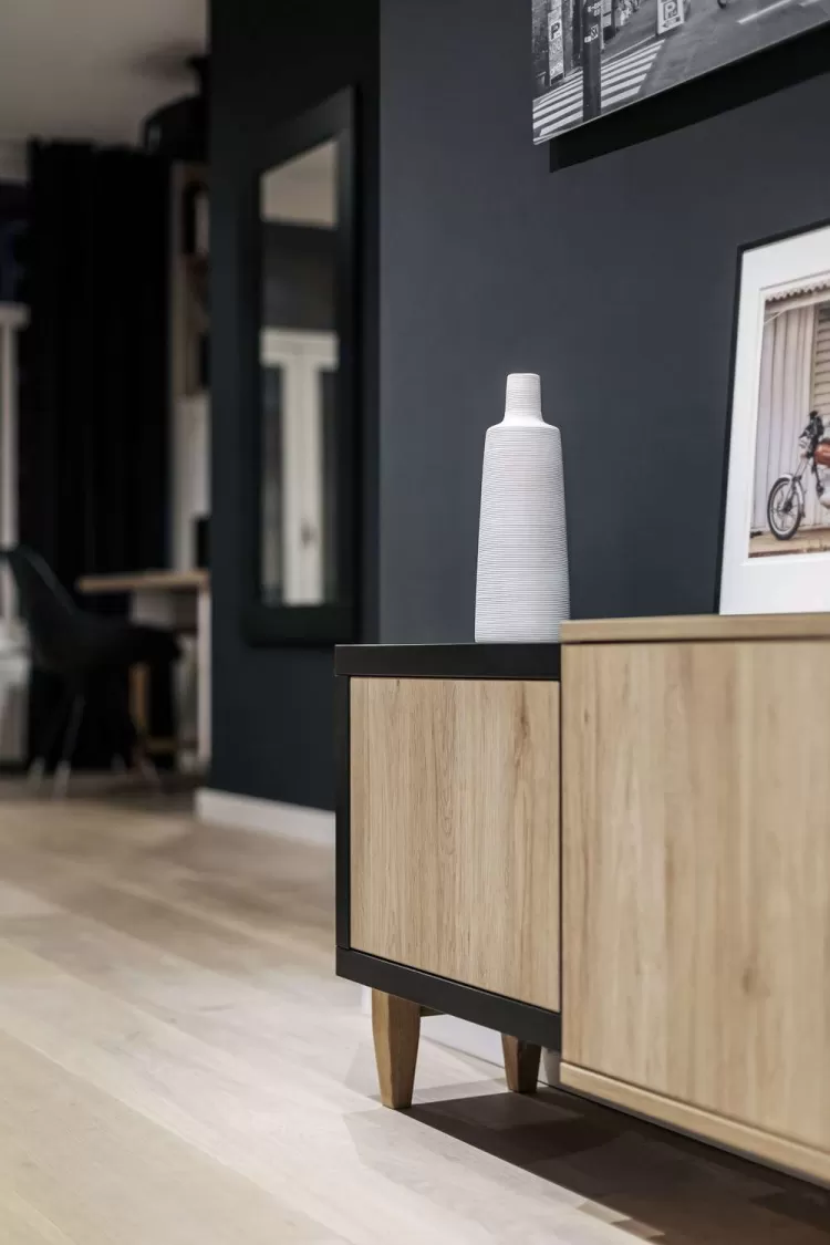 Вітальня - Дизайн-проект квартири Amsterdam De Pijp у скандинавському стилі, 42 м.кв - студія дизайну TABOORET