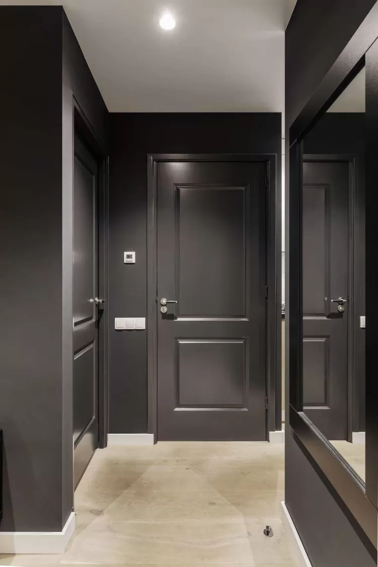 Коридор - Дизайн-проект квартири Amsterdam De Pijp у скандинавському стилі, 42 м.кв - студія дизайну TABOORET