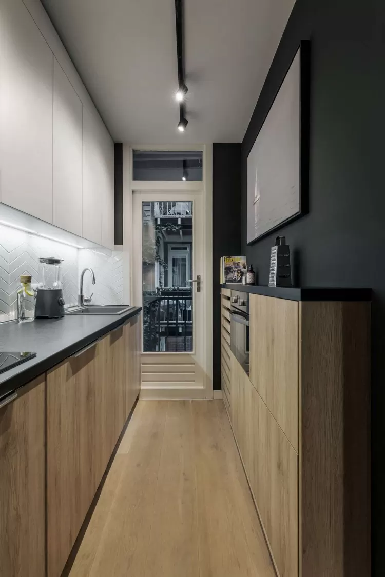 Кухня - Дизайн-проект квартири Amsterdam De Pijp у скандинавському стилі, 42 м.кв - студія дизайну TABOORET
