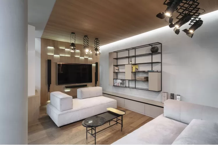 Кухня-вітальня — Дизайн-проект квартири в ЖК Сонячна Брама 175м.кв — студія дизайну TABOORET