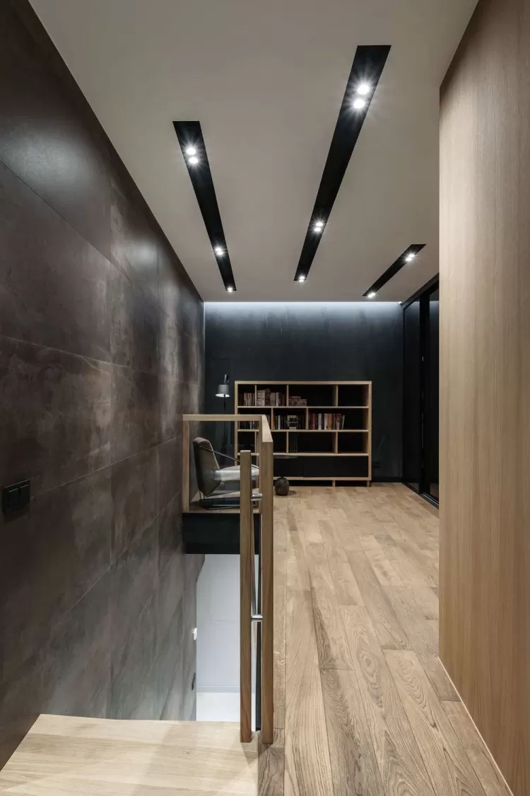 Холл-лестница — Дизайн-проект квартиры в ЖК Сонячна Брама 175м.кв — студия дизайна TABOORET