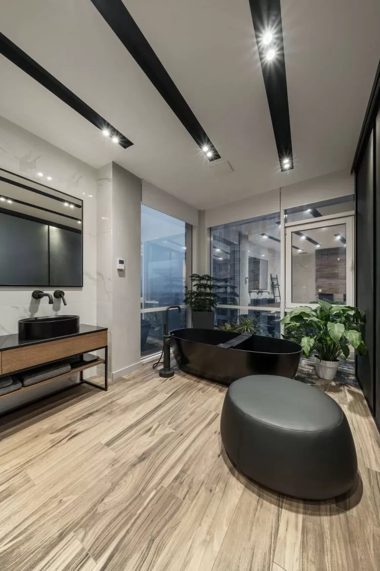 Ванная — Дизайн-проект квартиры в ЖК Сонячна Брама 175м.кв — студия дизайна TABOORET