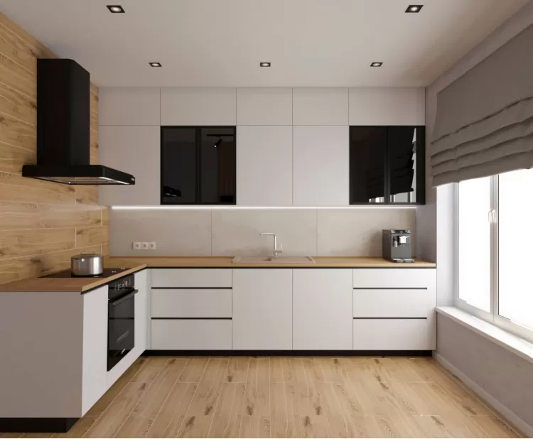 Кухня — Дизайн-проект 2-комнатной квартиры в ЖК Омега, 64 м.кв — дизайнер Елена Курник