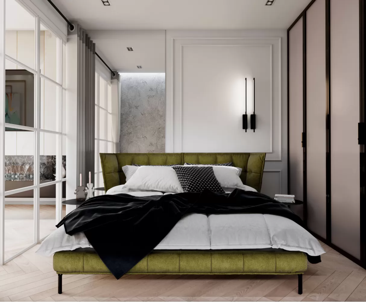 Спальня – фото интерьера № 1835