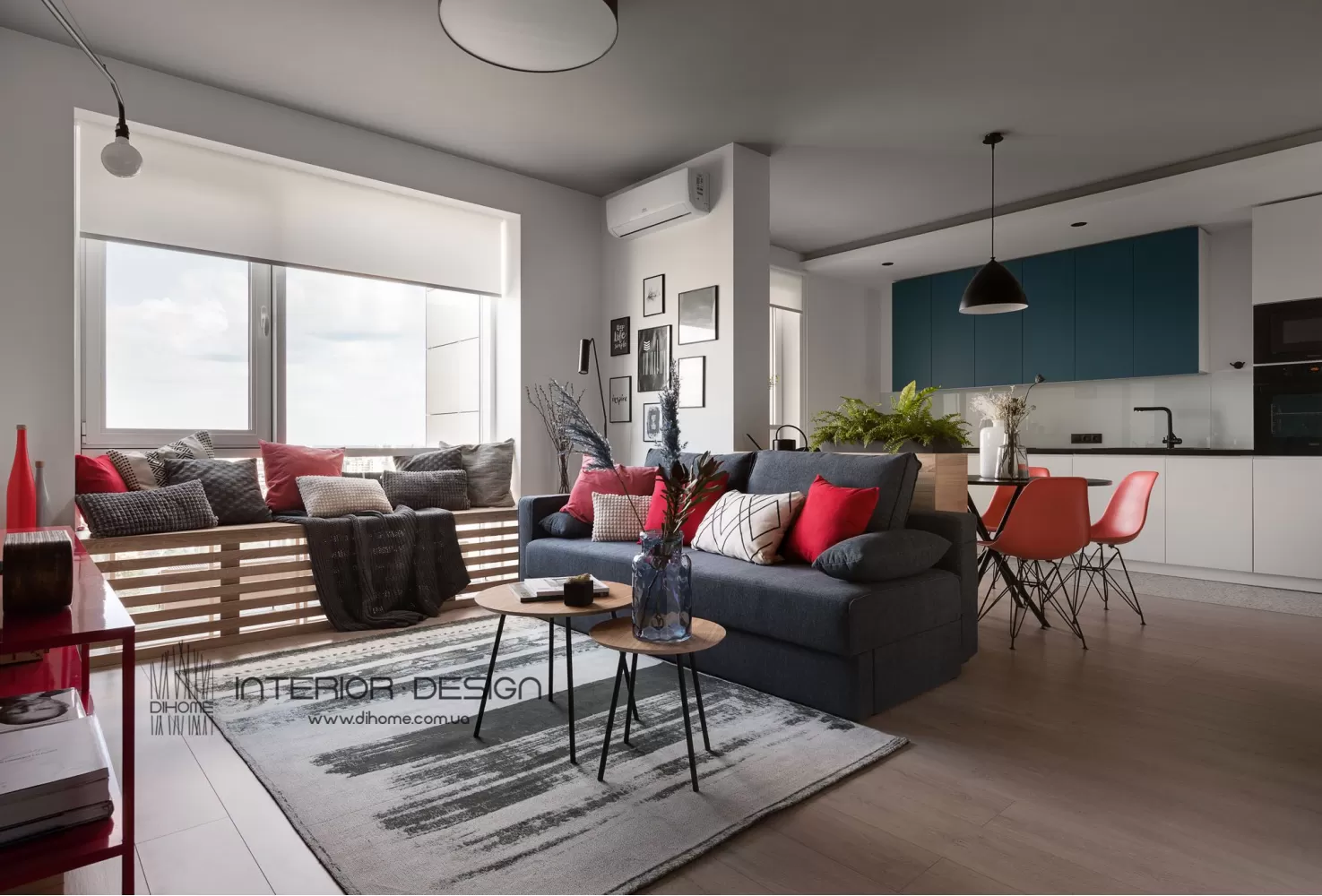 Фотография: Дизайн Квартиры-студии – BRIGHT MOOD – интерьер однокомнатной квартиры 47 м2 – 2142