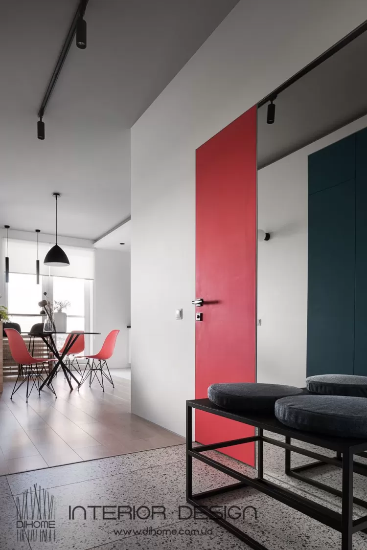 Фото: Интерьер прихожей – BRIGHT MOOD – интерьер однокомнатной квартиры 47 м2 – 2150