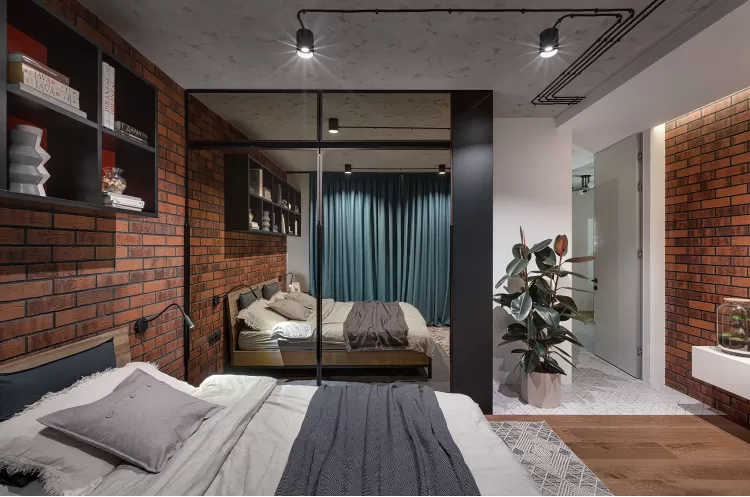 Фотография: Спальня Лофт – URBAN LIGHT: квартира в стиле Лофт, 65 м2 – 2203