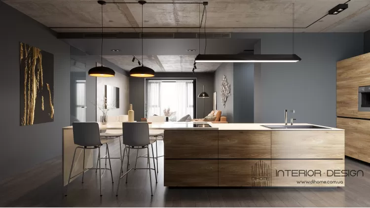 Кухня-гостиная – лучшее фото ремонта № 2214