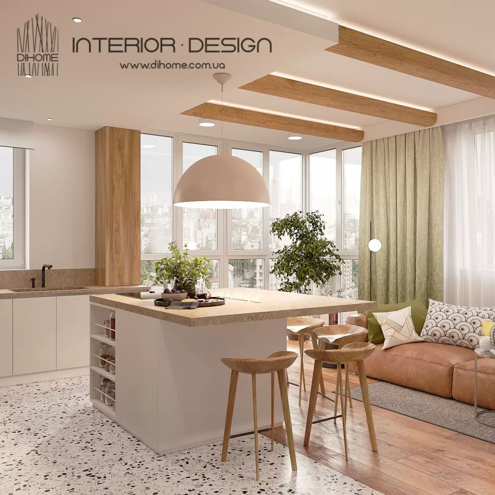 Кухня-гостиная – качественное фото  № 2225