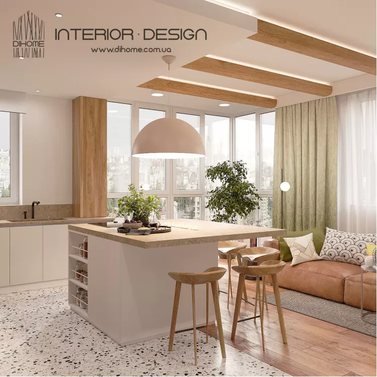 Кухня-гостиная – качественное фото  № 2225