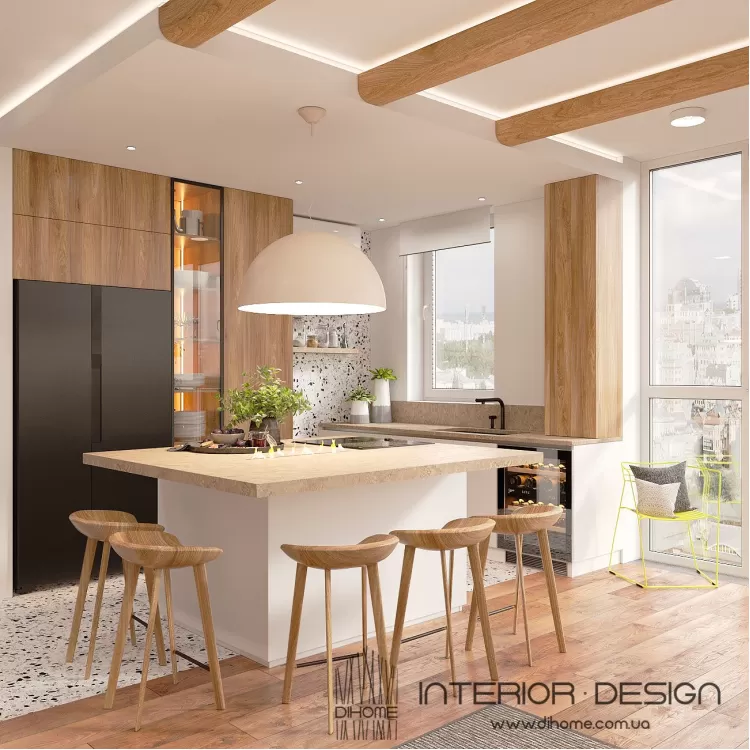 Кухня-вітальня – нове фото фото-ідея № 2226