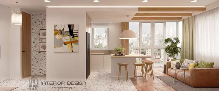 Кухня-гостиная – красивое фото идея № 2232