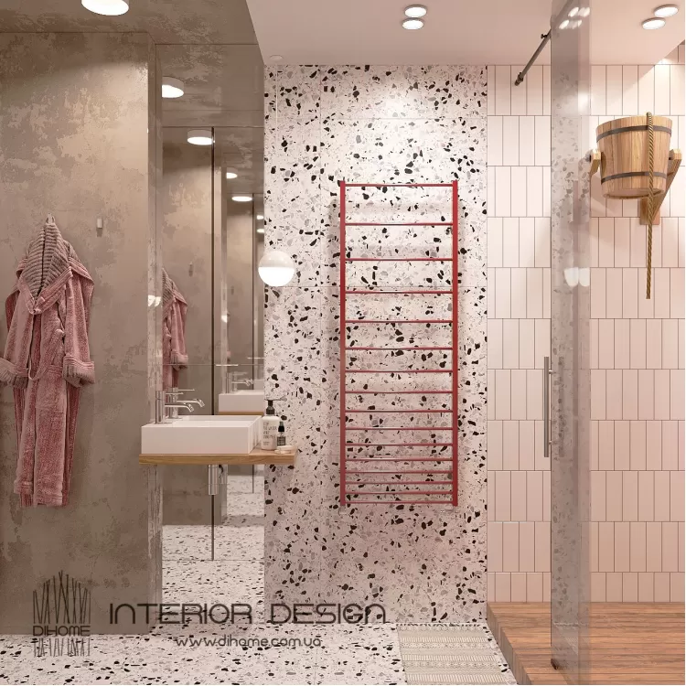 Душевая – оригинальное фото тренд дизайна № 2239