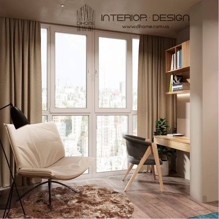 Спальня з балконом – нове фото дизайнера № 2249
