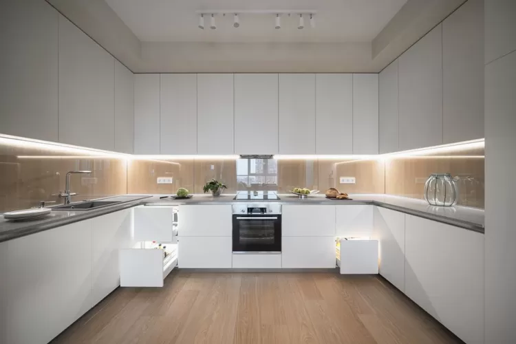 Кухня в дизайн-проекті квартири у ЖК Jack House, 86 м.кв. - Студія дизайну Novoselskiy Design