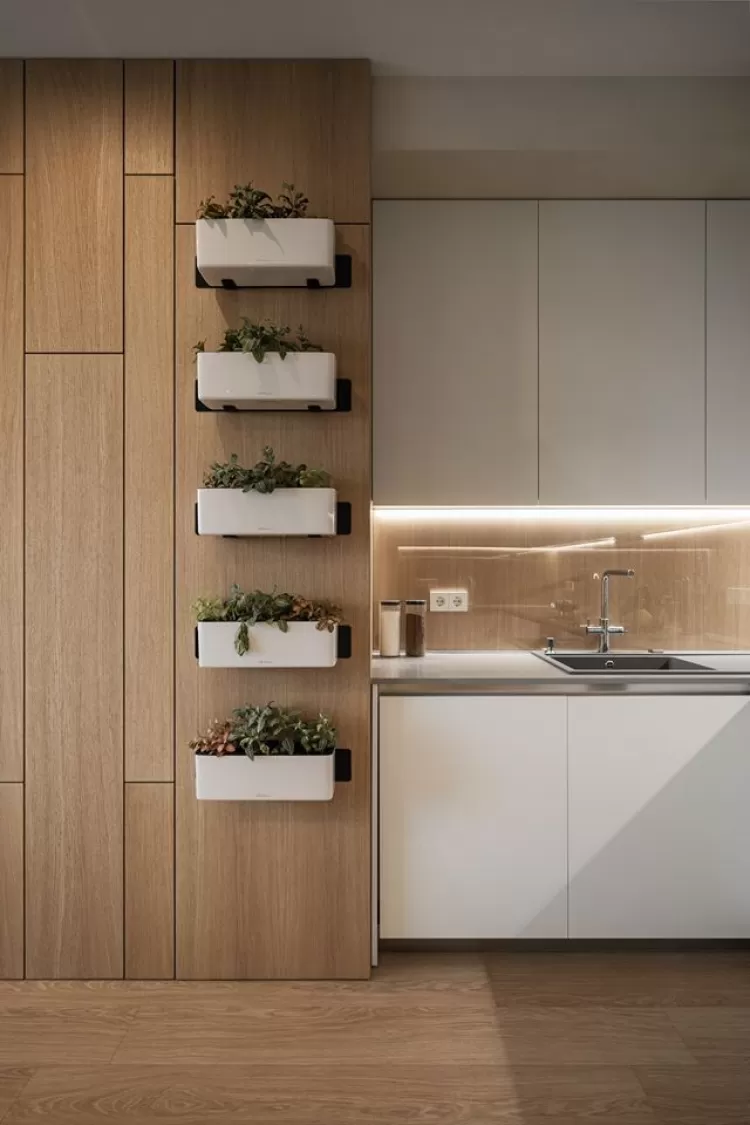 Кухня в дизайн-проекті квартири у ЖК Jack House, 86 м.кв. - Студія дизайну Novoselskiy Design