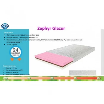 Матрац безпружинний HighFoam Glazur