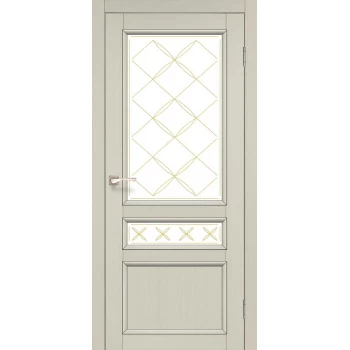 Темная дверь CLASSICO CL-05 Белый перламутр