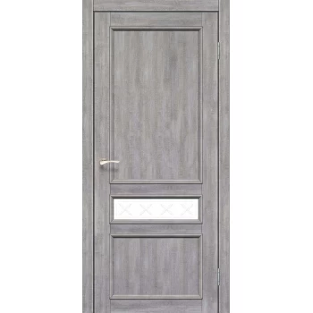 Серые двери межкомнатные CLASSICO CL-07 Дуб беленый