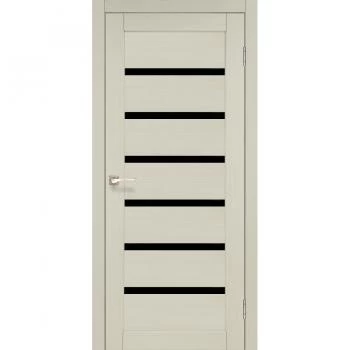 Двери со стеклом межкомнатные PORTO DELUXE PD-01 Сталь кортен