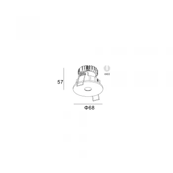 Точковий світильник Skarlat RSL74188 3W WH 4000K