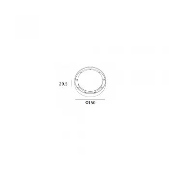 Точечный светильник Skarlat RSLC78073 9x1.5W WH+BK 4000K