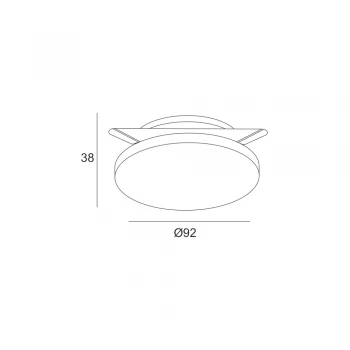 Точковий світильник Skarlat RDL74016-3,5 7W WH 4000K IP44