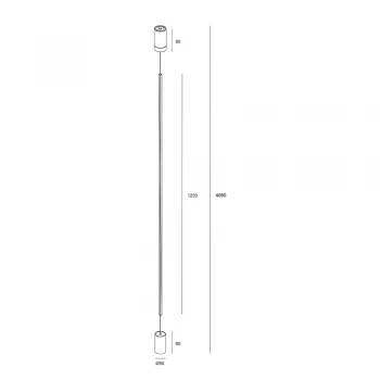 Підвісний світильник Skarlat RHL7737 12W BK 4000K