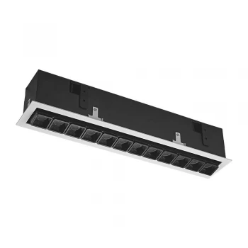 Встроенный светильник Skarlat RSL74108 12x2W WH+BK 4000K