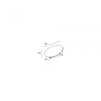 Настенный светильник Skarlat RWLB111 6W BK+GD 3000K