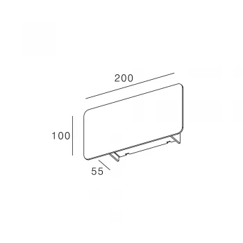 Настенный светильник Skarlat RWLB112 6W BK+GD 3000K