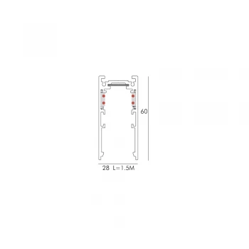 Магнитная шина Skarlat RGD-D48V-1.5M