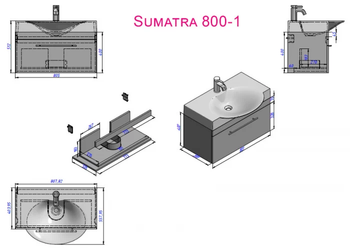  Fancy Marble Sumatra 800-1  4 — купить в PORTES.UA