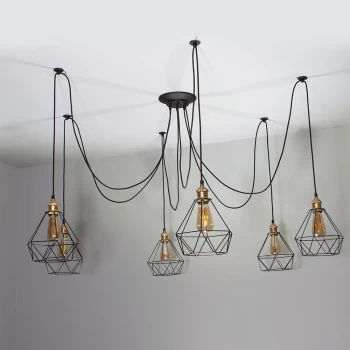 Люстра-павук LS 2102-6G