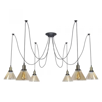 Люстра-павук LS 2131-6C