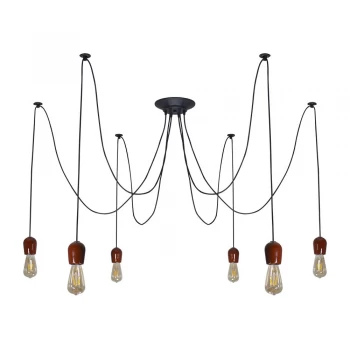 Люстра-павук LS 2152-6K-6