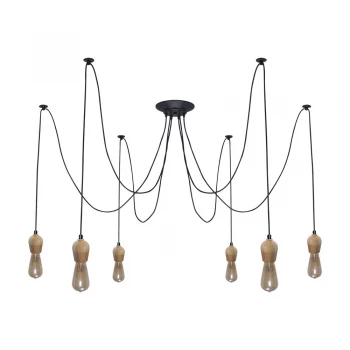 Люстра-павук LS 2163-6W