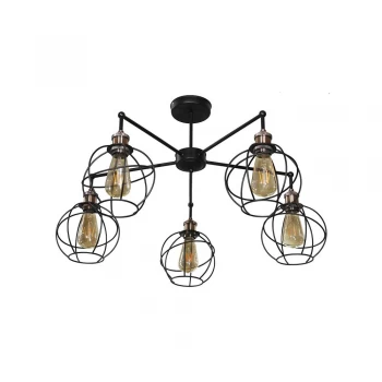 Стельова люстра Skarlat LS 1275-5G