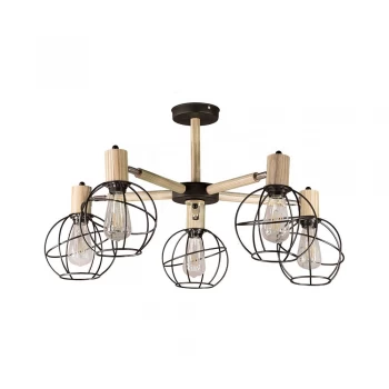 Стельова люстра Skarlat SW 1006-5G