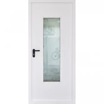 Протипожежні двері під ключ, доступні для замовлення в інтернет-магазині з доставкою та встановленням - TD • петлі з доводчиками • зі склом 960*2050