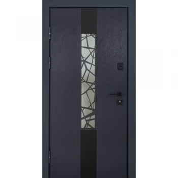Вхідні двері Абвер • Olimpia Glass LP-3 Bionica 2