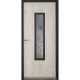 Вхідні двері 408 Solid Glass (Порошкова фарба по металу Ral 8019Т + вулична плівка Vinorit дуб полярний) комплектація Defender (KTM)
