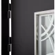 Вхідні двері 408 Solid Glass (Порошкова фарба по металу Ral 8019Т + вулична плівка Vinorit дуб полярний) комплектація Defender (KTM)
