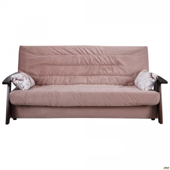 Диван раскладной Гермес ППУ Kolibri Latte (чехол, короб, подлокотники), Rainwing 219 2 (подушки)