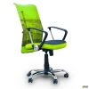Крісло АЕРО HB сидіння Сітка сіра, боковини Zeus 047 Light Green/ спинка Сітка лайм-Brooklyn Bridge