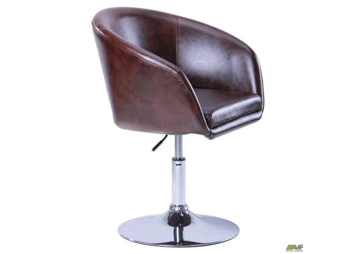  Крісло Дамкар Хром Мадрас дк браун  2 — замовити в PORTES.UA